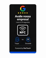 Cartão de Avaliação NFC — produto