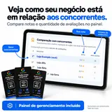 Painel StarTouch comparando nota e avaliações com os concorrentes