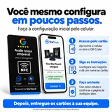 Configuração do cartão em 3 passos pelo celular