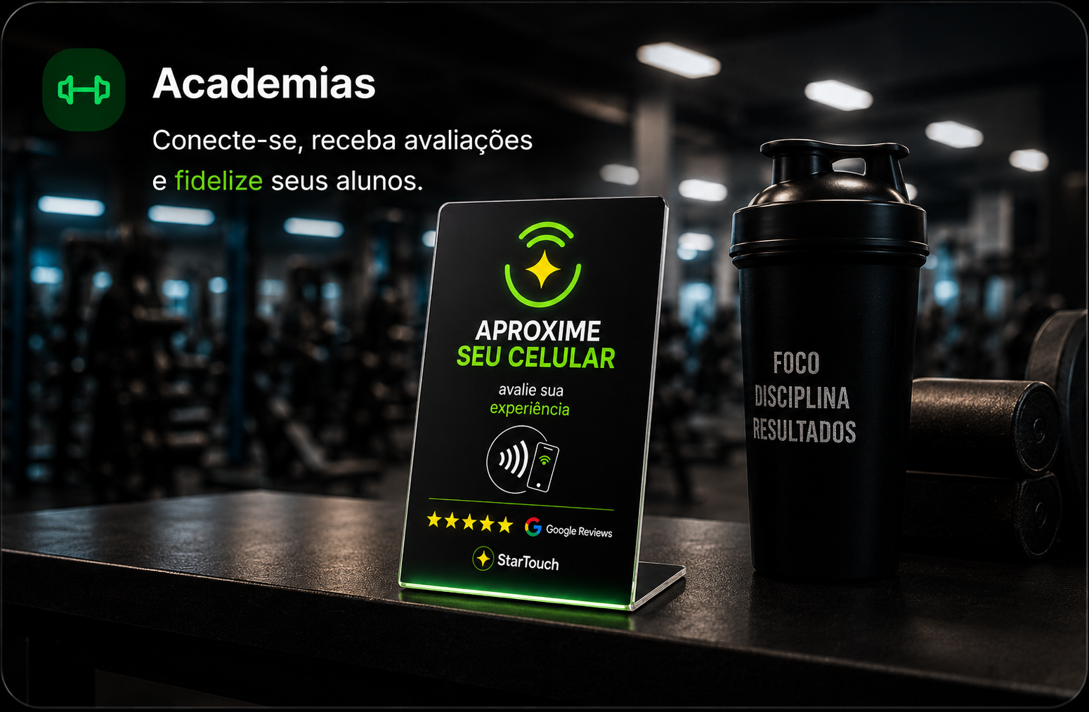 Academias — credibilidade e retenção que constroem resultados.
