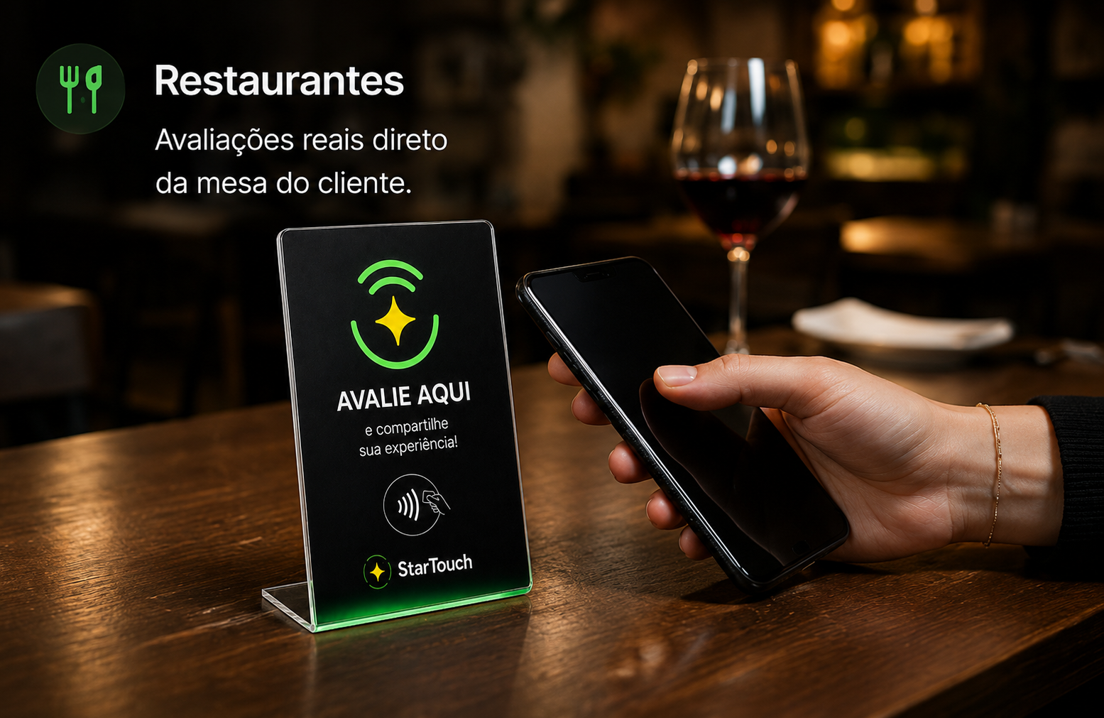Restaurantes — avaliações reais direto da mesa do cliente.